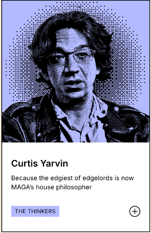 screenshot of Curtis Yarvin's picture in the San Francisco Standard