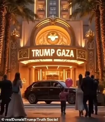 AI-Generated Image of Trump Gaza 