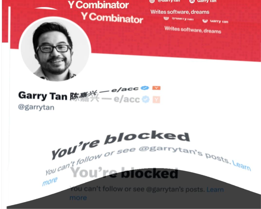 ‘Absolute piece of sh-t.’ Is this why Garry Tan blocked you on Twitter?