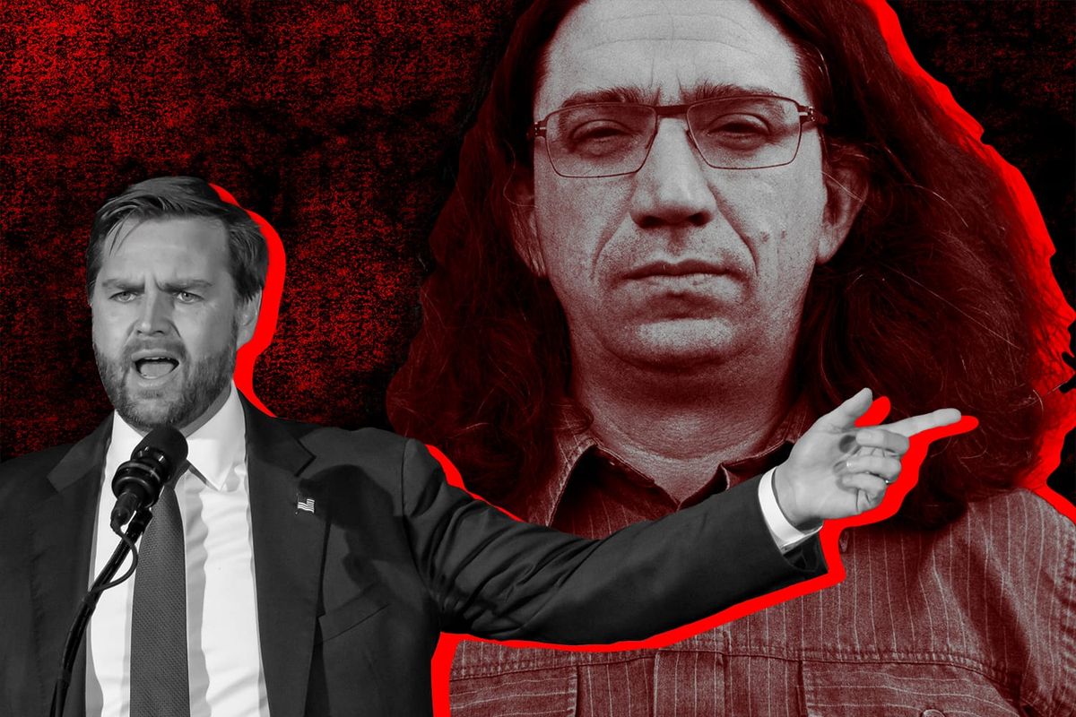 Curtis Yarvin’s Racist Slurs Haven’t Scared Off JD Vance